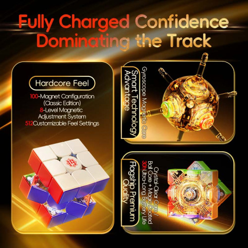 MoYu Super Aolong 3x3 20 aimants Ball-Core MagLev UV 19th Anniversary Edition