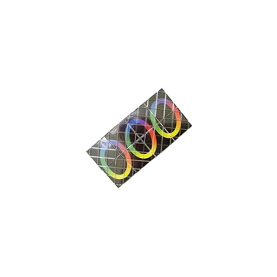 LingAo Magic Puzzle Pieghevole – 8 Pannelli 3 Anelli – Cubo Twisty Nero